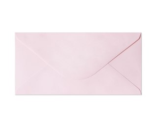 Koperta DL gładki różowy satynowany k 130 różowa Galeria Papieru (280126) 10 sztuk