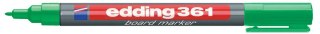 Marker suchościeralny 361 wkład zielony 1,0mm płaska/szpic końcówka Edding
