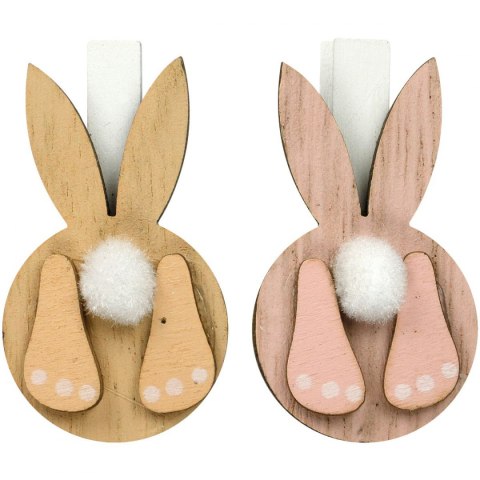 Ozdoba drewniana Craft-Fun Series klamerki z króliczkiem Titanum (191012)