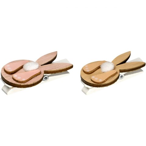 Ozdoba drewniana Craft-Fun Series klamerki z króliczkiem Titanum (191012)