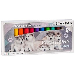 Plastelina Starpak 12 kol. Cuties mix (432669)