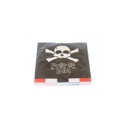 Serwetki Piraci 20szt. czarny papier [mm:] 330x330 Arpex (DC9493)