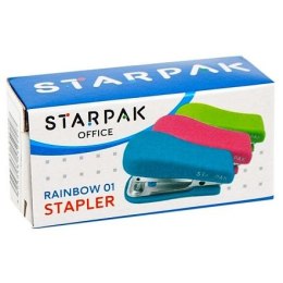 Zszywacz Starpak rainbow 01 różowy 10k (437777)