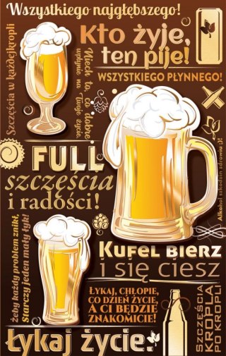 Kartka składana [mm:] 130x205 Ab Card (ab Butle urodziny)