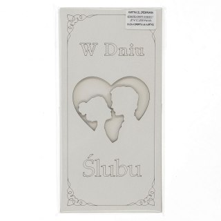 Kartka składana DL Drewniana Fanaberie Krzysia (DL)