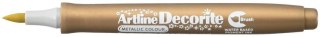 Marker specjalistyczny metaliczny decorite wkład złoty pędzelek końcówka Artline (AR-035 9 6)