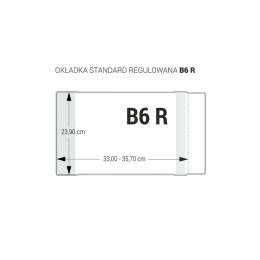 Okładka B6R B6 [mm:] 239x330-357 Biurfol (OZB-42)