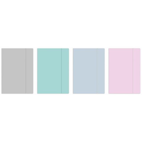 Teczka kartonowa na gumkę pastel HOLOGRAM M5+ mix Interdruk Teczka kartonowa na gumkę pastel HOLOGRAM M5+ mix Interdruk
