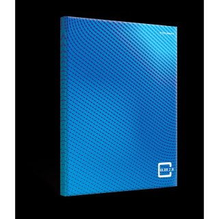 Brulion A4 colors niebieski 192k. 70g krata Top 2000 (400169206)