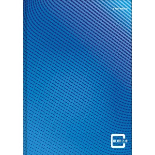 Brulion A4 colors niebieski 192k. 70g krata Top 2000 (400169206)