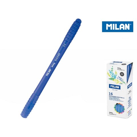 Cienkopis Milan Sway, niebieski 0,4mm 1kol. (610041651)