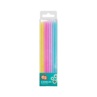 Świeczka urodzinowa cinkie pastel mix 16 sztuk Godan (SF-SPMI)
