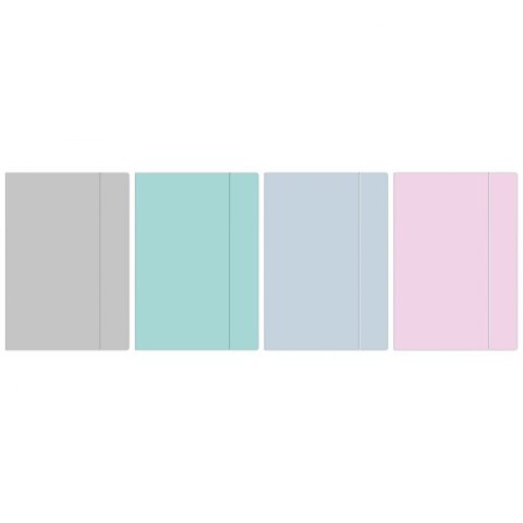 Teczka kartonowa na gumkę pastel HOLOGRAM A4+ mix Interdruk Teczka kartonowa na gumkę pastel HOLOGRAM A4+ mix Interdruk
