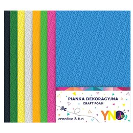 Arkusz piankowy Yn-teen pianka dekoracyjna NC-017 kolor: mix 8 ark.