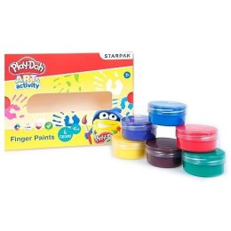 Farba do malowania palcami Starpak Play-doh 40ml 6 kolor. (453900)