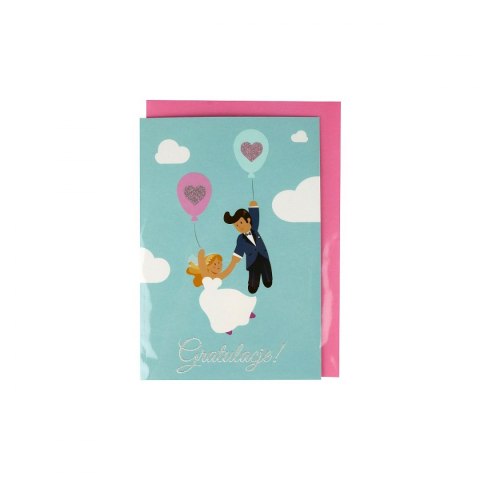 Kartka składana KARNET SLUBNY [mm:] 138x185 Rexus