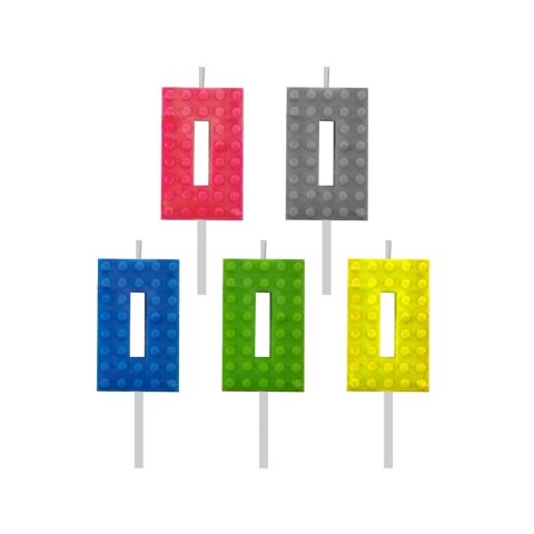 Świeczka urodzinowa Godan klocki numer 0 (7C-SUK0) Świeczka urodzinowa Godan klocki numer 0 (7C-SUK0)
