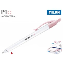 Długopis Milan P1 Antibacterial czerwony 1mm (176582925R)