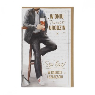 Kartka składana malowane Ab Card (ab cyferki)