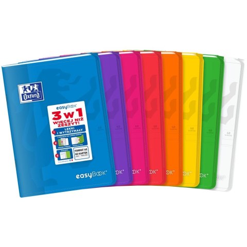 Zeszyt EASYBOOK A5 60k. 90g linia Oxford (400146694)
