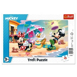 Puzzle Trefl Kicia Kocia Zabawy na plaży 15 el. (31390)