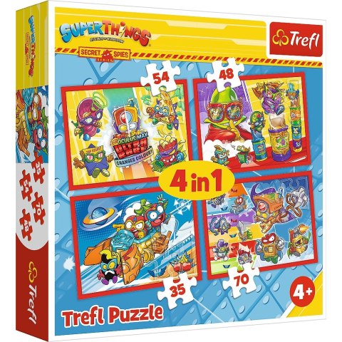 Puzzle Trefl Tajni Szpiedzy 4w1 el. (34376)