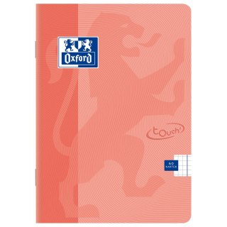 Zeszyt A4 koralowy Touch pastel 60k. 90g krata Oxford (400151703)