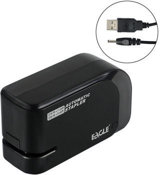 Zszywacz elektryczny Elektryczny EG-1610USB czarny 15k. metalowo-plastikowy Eagle (110-1701)