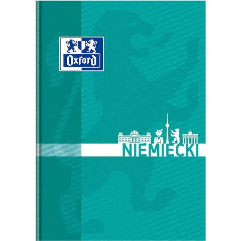 Brulion niemiecki tematyczny A5 80k. 90g krata [mm:] 148x210 Oxford (400150855)