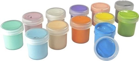 Farby plakatowe Flamingo 12 kolorów x 20ml Farby plakatowe Flamingo 12 kolorów x 20ml