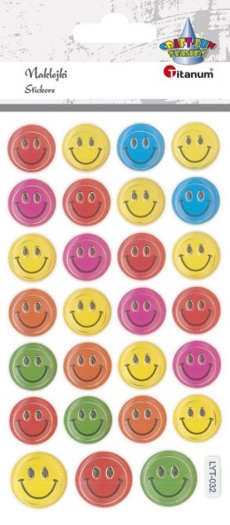 Naklejka (nalepka) Craft-Fun Series Smile miękkie wypukłe Titanum (LYT-032)