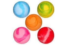 Piłka miękka guma tęczowa Artyk (134463)