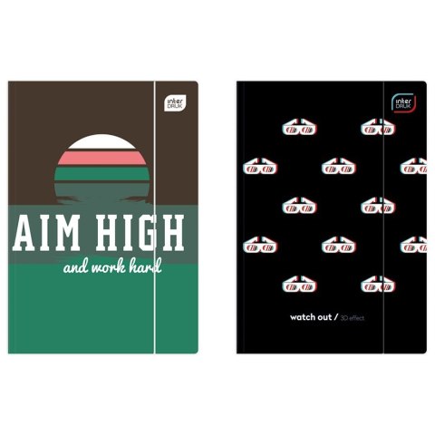 Teczka kartonowa na gumkę A4+ mix Interdruk