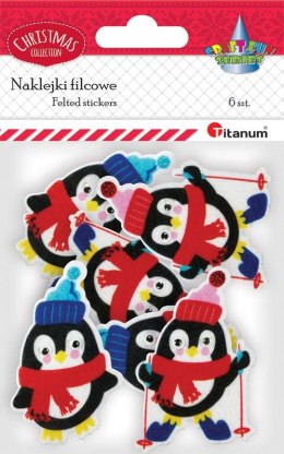 Naklejka (nalepka) Craft-Fun Series filcowe Pingwin Titanum (4824)