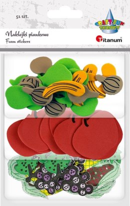 Naklejka (nalepka) Craft-Fun Series piankowe Owoce Titanum (4673)