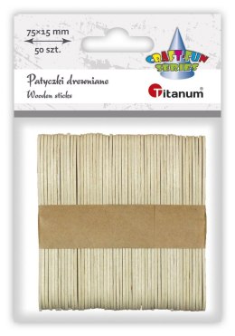 Ozdoba drewniana Titanum Craft-Fun Series Patyczki naturalne (171502)