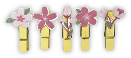 Ozdoba drewniana Titanum Craft-Fun Series klamerki Kwiatki (MTCR-WDC966)