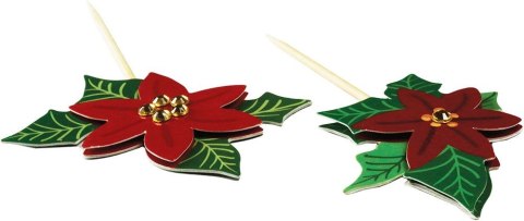 Ozdoba na piku Titanum Craft-Fun Series papierowa poinsecje xmass (4832) Ozdoba na piku Titanum Craft-Fun Series papierowa poinsecje xmass (4832)