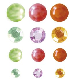 Perełki Titanum Craft-Fun Series perełki i kryształki samoprzylepne mix