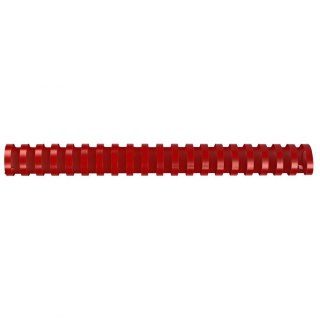 Grzbiety do bindowania A4 czerwony plastik śr. 32mm Titanum