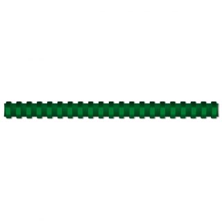 Grzbiety do bindowania A4 zielony PVC PCW śr. 22mm Titanum