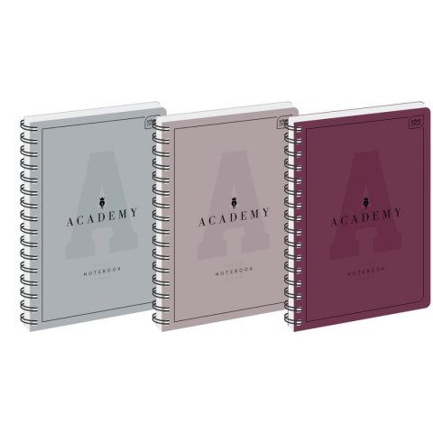 Kołozeszyt (kołonotatnik) ACADEMY A4 100k. 90g krata Interdruk (KOŁOZA4100AC)