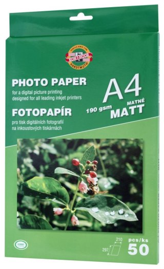 Papier foto A4 matt 190g Koh-I-Noor
