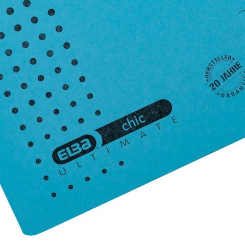 Skoroszyt Chic Ultimate wiszący A4 niebieski karton 230g Elba (100552091)