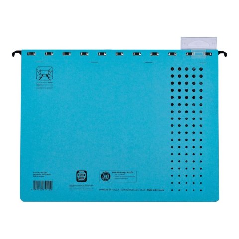 Skoroszyt Chic Ultimate wiszący A4 niebieski karton 230g Elba (100552091)