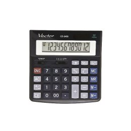 Kalkulator na biurko Vector (KAV CD-1202 BLK)
