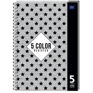 Kołozeszyt (kołonotatnik) A4 100k. 70g krata Interdruk (KOŁOZA4100R)