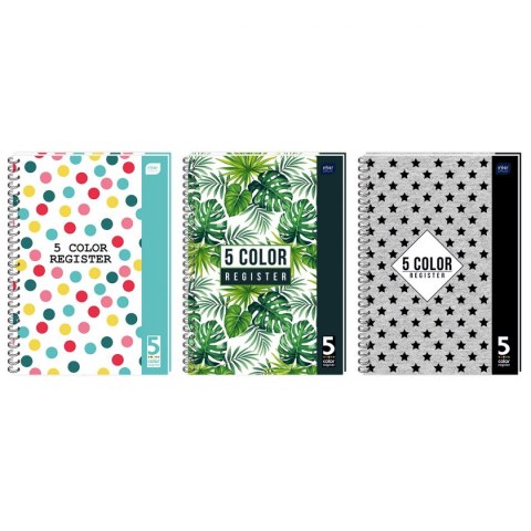 Kołozeszyt (kołonotatnik) A4 100k. 70g krata Interdruk (KOŁOZA4100R)