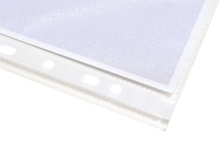 Koszulki na dokumenty at hand groszkowe A4 kolor: przezroczysty typu U 43 mic. Esselte (17786)