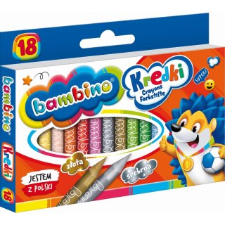 Kredki glinkowe 18 kol. St.Majewski